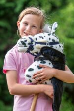 HKM Hobby Horse Halfterset Stars Navy – Spielzeughalfter mit Führstrick für Steckenpferde – Bild 2