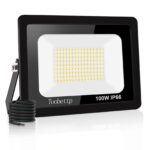 100W LED Strahler Aussen 10000LM Kaltweiß – Superheller Fluter mit IP66 für Garten & Garage