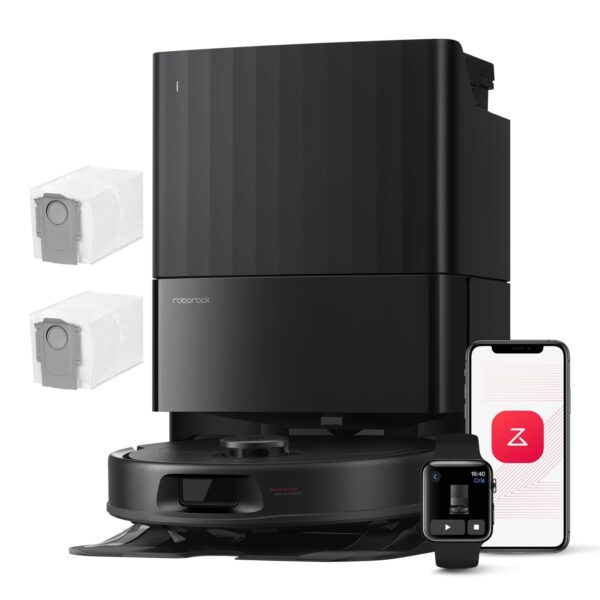 roborock QV 35A Saugroboter mit Wischfunktion – 8.000 Pa Saugkraft & All-in-One-Dock