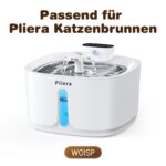 Pliera Katzenbrunnen Filter Set – 6 Aktivkohle + 2 Schwammfilter für kabelloses Modell – Bild 2