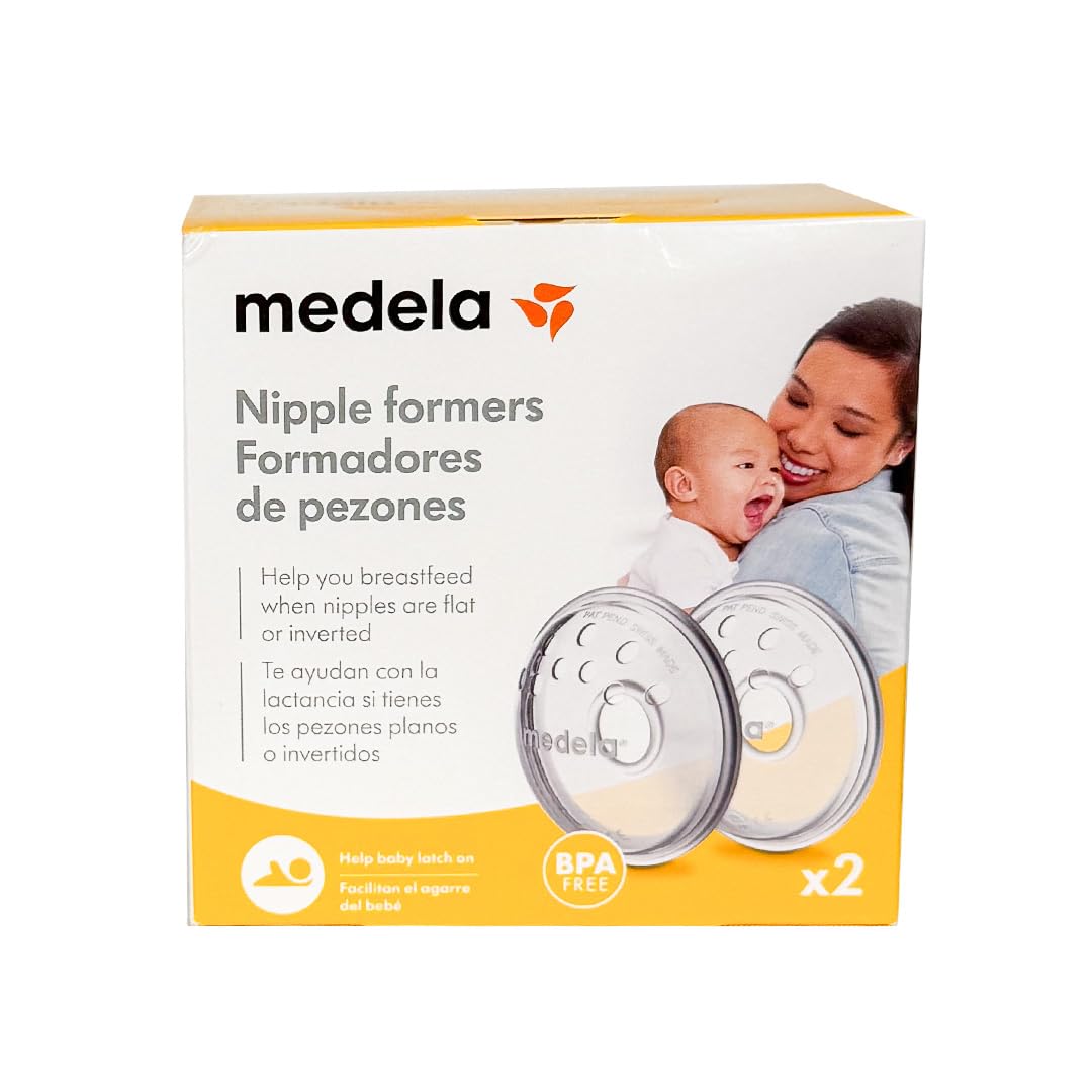 Medela Brustwarzenformer – Natürliche Vorbereitung zum Stillen, 2er Pack
