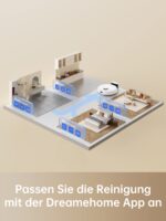 dreame D9 Max Saugroboter mit Wischfunktion – 4000Pa Saugkraft & LDS-Navigation – Bild 8