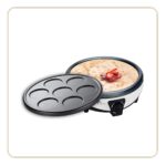 LITTLE BALANCE Happy Crêpes & Pancakes – 2-in-1 Elektrogrill mit Antihaftplatten