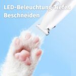 Paw Trim Pro Pfotentrimmer für Hunde – Schmerzfreies Trimmen mit LED-Licht & Extra Leise – Bild 6