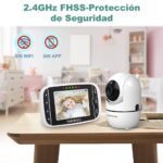 HelloBaby Video-Babyphone mit 3,2" Display – 355° Kamera, HD-Nachtsicht, ohne WLAN – Bild 9