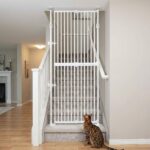 unipaws Katzenschutzgitter 190 cm – Automatisch schliessend, ohne Bohren, 53–86 cm – Bild 2
