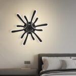 Amdelne LED Deckenleuchte 40W Blume-Design – Dimmbar 2800-6000K mit Fernbedienung – Bild 8