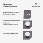 Klarstein IceCraft Eiswürfelmaschine – 12 kg/24 h mit 2 Eisgrössen & Automatischer Reinigung – Bild 5