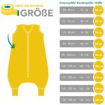 schlummersack Ganzjahr-Schlafsack mit Füssen & abnehmbaren Ärmeln – 2.5 Tog für 90-100 cm – Bild 6