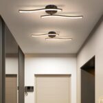 Homefire LED Deckenlampe 12W – Modernes Wellendesign mit Warmweiss 3000K für Wohn- & Schlafbereiche – Bild 2
