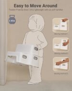 metaheim Tritthocker 2 Stufen für Kinder – Sicherer Badezimmer-Hocker mit Anti-Rutsch – Bild 7