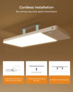 FULEN Wiederaufladbare LED-Deckenleuchte mit Bewegungsmelder – Intelligente Beleuchtung für Badezimmer & Garage – Bild 7