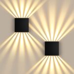 JVURICE LED Wandleuchte IP67 12W – Aluminium Up-Down für Innen & Aussen