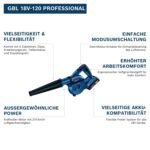Bosch GBL 18V-120 Akku Gebläse – Professionelle Reinigung mit 270 km/h für Baustellen – Bild 4