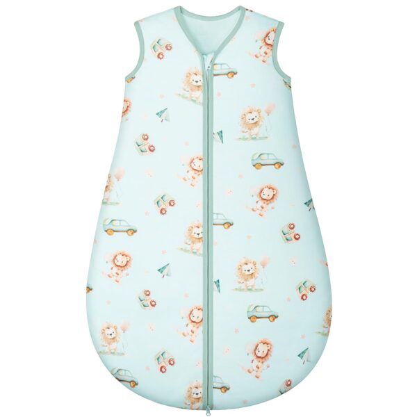 Yukkidds Winterschlafsack 2.5 Tog 0-6 Monate – Baumwolle Babyschlafsack für sicheren Schlaf