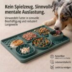 SuriPets Schleckmatte mit Napf – LFGB Silikon Lick Mat mit Saugnäpfen für Hunde & Katzen – Bild 7