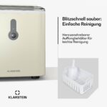 Klarstein Eiswürfelmaschine 12 kg/24h – Kompakte Eismaschine mit 8-Min-Zyklus für Partys – Bild 7