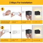 URAQT LED Wandleuchte mit Bewegungsmelder – 4000 mAh Akku, USB-Aufladbar, 450 Lumen – Bild 6
