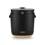 Lauben Multifunction Rice Cooker 2000BW – 2 l Reiskocher mit 12 Programmen & Dampfgarer