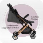 MoMi ESTELLE Reisebuggy – Leichter Klappbuggy mit Liegefunktion für Kinder ab 6 Monaten – Bild 5