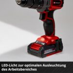 Einhell TE-CD 18/2 Li-i Akku-Schlagbohrschrauber – 44 Nm mit 2 Akkus & 64er Zubehör-Set – Bild 9
