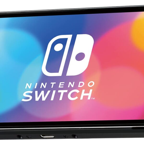HORI Split Pad Compact Hellgrau x Gelb – Ergonomischer Nintendo Switch Controller
