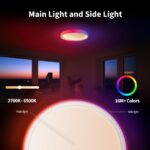 Aqara LED-Deckenleuchte T1M – Smart RGB Farbwechsel mit Matter & Sprachsteuerung – Bild 2