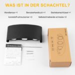 Oraymin 2er Set LED Wandleuchte IP65 6W – Warmweiss Aluminium für Innen & Aussen – Bild 8