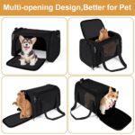 vsshe Hundebox Faltbar L40×B25×H25 cm – Transportbox für Hunde & Katzen – Bild 3