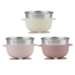 PandaEar 3er-Set Edelstahl Babysschalen mit Saugnapf & Babylöffel – Auslaufsicher & BPA-frei – Bild 6