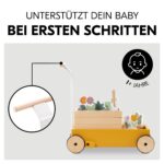 hauck Learn to Walk Plants – Lauflernwagen aus Holz mit Gärtner-Zubehör & Bremssystem ab 12 Monaten – Bild 2