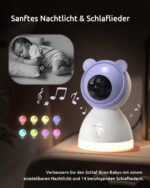 YESIMOM Babyphone 2K/3MP mit 5" HD Display – WLAN & App Babyfon mit AI-Tracking & Nachtsicht – Bild 4
