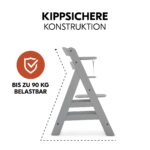 hauck Alpha+ Hochstuhl Newborn Set mit 2in1 Bouncer – Mitwachsend bis 90 kg – Bild 7