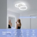 Amdelne Smart Deckenlampe 50cm LED – Sprachsteuerung mit Alexa & App-Kontrolle – Bild 3