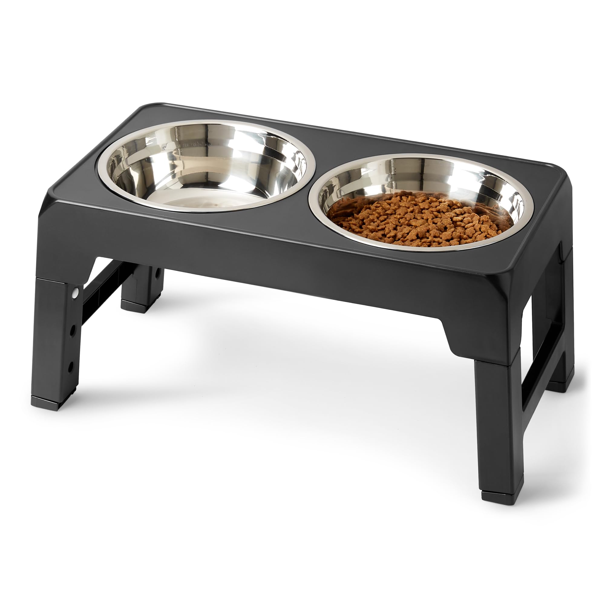 Amazon Basics Höhenverstellbarer Hundenapfständer 8–33 cm – Ergonomisch & rutschfest