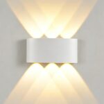 Lightsjoy LED Wandleuchte 6W Warmweiss – IP65 Wasserdicht Aluminium für Innen & Aussen