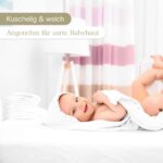 KiGATEX Moltontücher 80x80cm – 100% Baumwolle, Oeko-TEX®, Saugstark für Babys – Bild 3