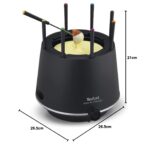Tefal Fondue Inox & Design EF265812 – 800W Fondue-Set mit Thermo-Resect für sicheres Genuss – Bild 2