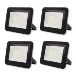 da LIGHT 50W LED Strahler 6000K Kaltweiß – 4500lm Flutlicht IP65 für Aussen & Innen (4er Set)