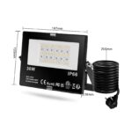 DUSKTEC 30W RGB LED Strahler Außen mit Bluetooth App – Smart Fluter für Garten & Terrasse – Bild 5