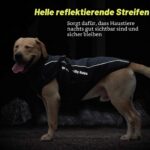 Idepet Hundemantel wasserdicht & warm – Reflektierender Schneeanzu für mittelgrosse Hunde – Bild 7