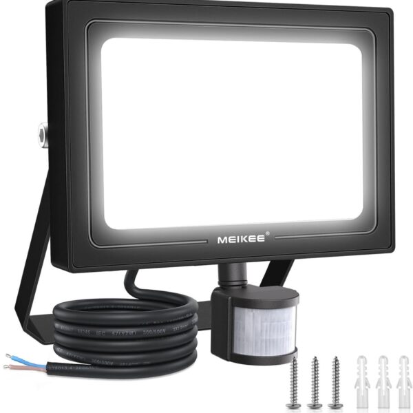 MEIKEE 30W LED-Strahler mit Bewegungsmelder – 2820 Lumen IP66 Aussenstrahler