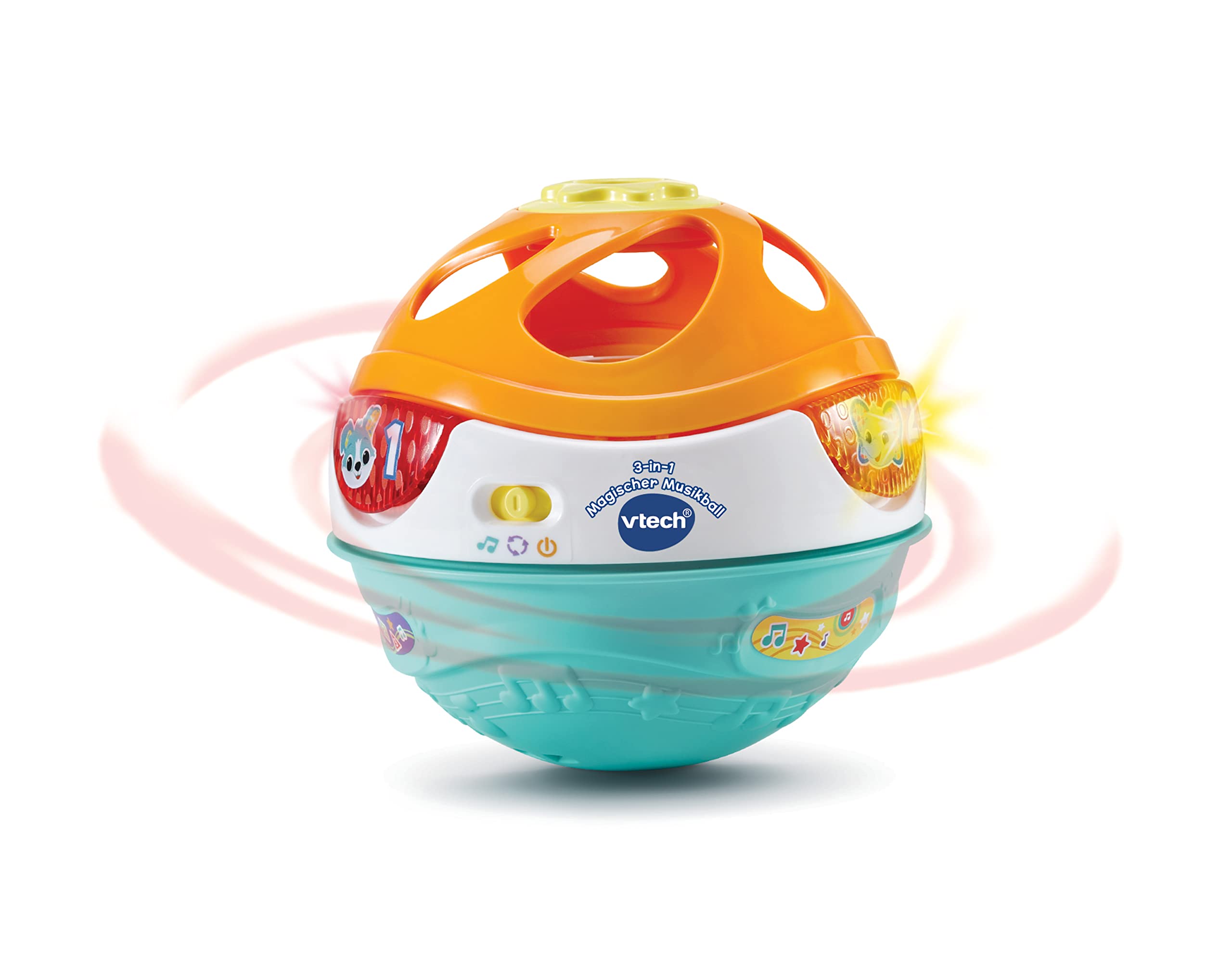 VTech Baby Magischer Musikball 3-in-1 – Interaktives Lernspielzeug ab 9 Monaten