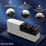 Kiseely Elektrischer Messerschärfer 5 in 1 – Profi-Diamantschärfer für Grob- & Feinschliff – Bild 4