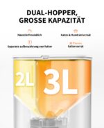PETKIT Futterautomat mit Kamera & KI – 5L Doppelnapf für Katzen und Hunde – Bild 4