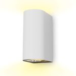B.K.Licht Aussenwandlampe mit GU10 – 800 Lumen warmweisses Licht für Eingang & Garten