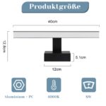 Homefire LED Spiegelleuchte 40cm – Badlampe IP44 Wasserdicht 8W Neutralweiß – Bild 6