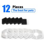 Stouchi Katzenbrunnen Filter 12er-Set – Aktivkohle & Schaumfilter für WDQ1/WDQ3 – Bild 2