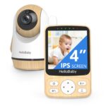 HelloBaby Babyphone mit Kamera – 29h Akku, 350° Pan-Tilt, Infrarot-Nachtsicht & 2-Wege-Audio