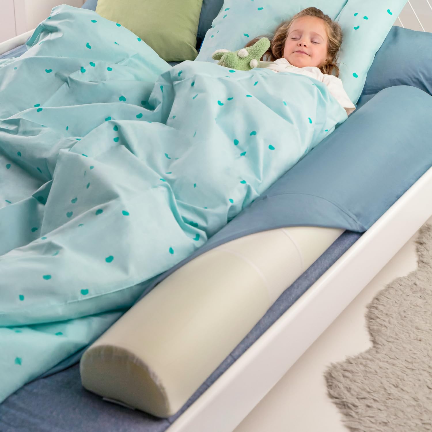 BANBALOO 2er Pack Bettkantenschutz – Sicherer Rausfallschutz für Kinderbetten ab 2 Jahren